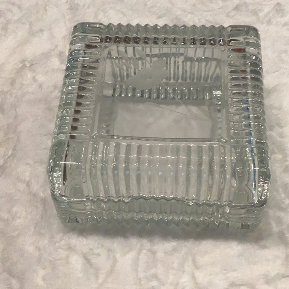 Vintage Princess House Crystal Heritage Jewelry Box